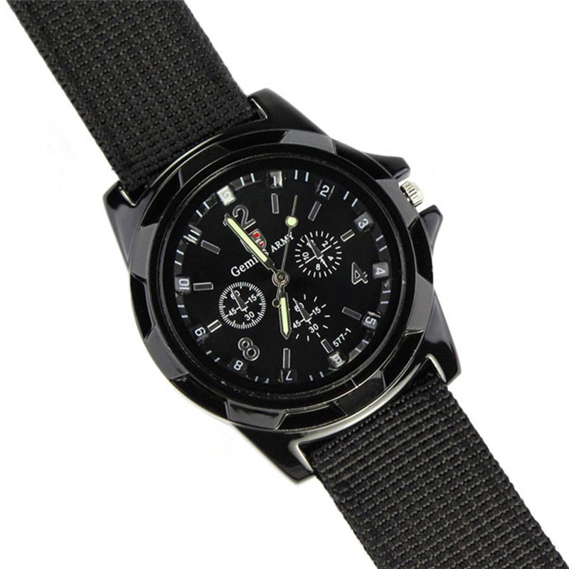 ✅COD [BBS] Gemius Jam Tangan Pria Militer Sport Strap Rugged Jam Tangan Analog Nylon