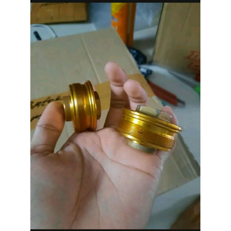 tutup sok usd klx dtracker new se gold set kanan kiri asli