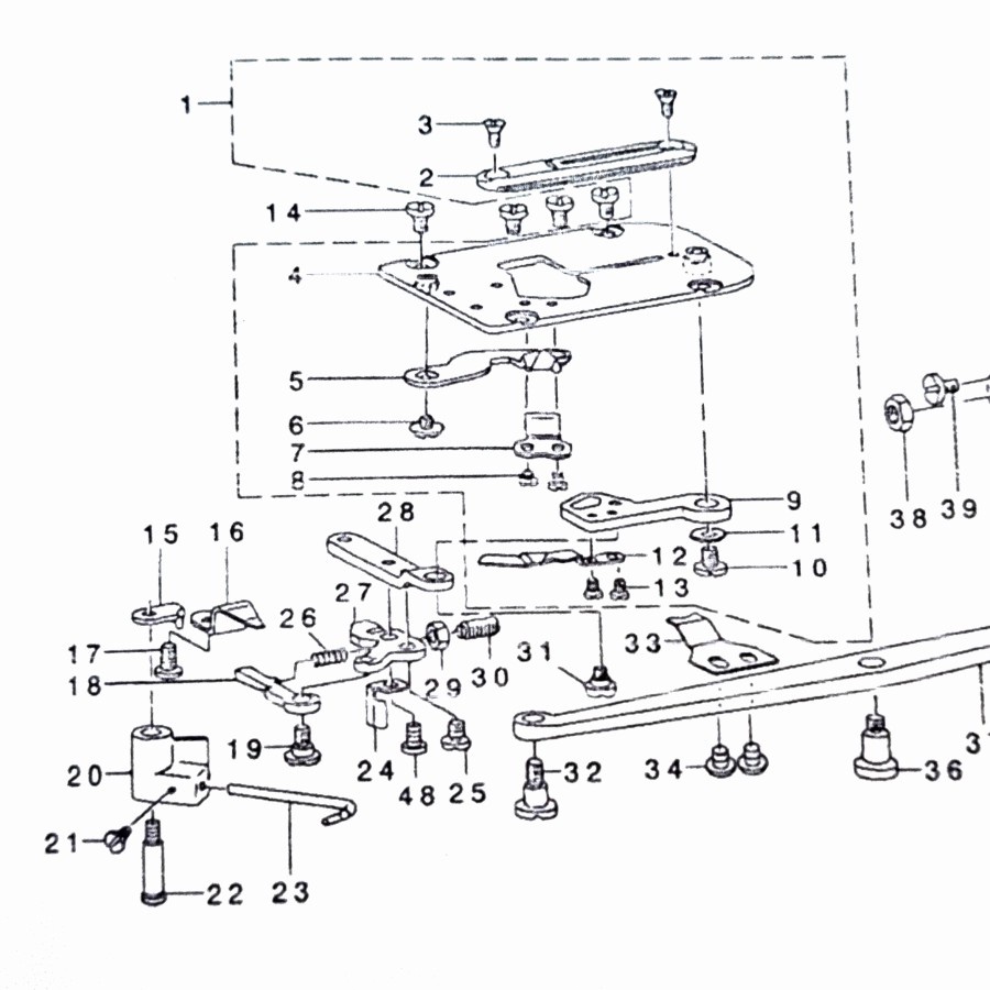 B2405-771-000 Bobbin Thread Puller Mesin Lubang Kancing Juki