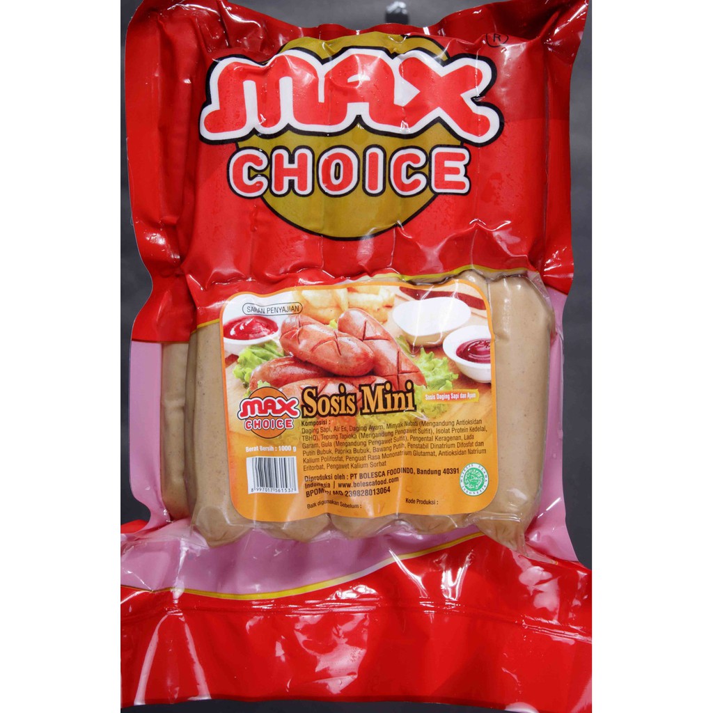 

Sosis Ayam Mini Original 500gr isi 10 - MaxChoice