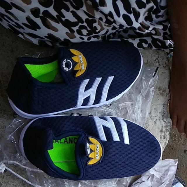  Sepatu  Slip On Anak  Laki Cowok Import Sol Karet Usia  2 3 4 