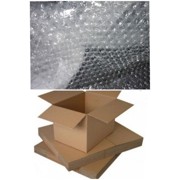 

Bubble wrap kardus extra packing