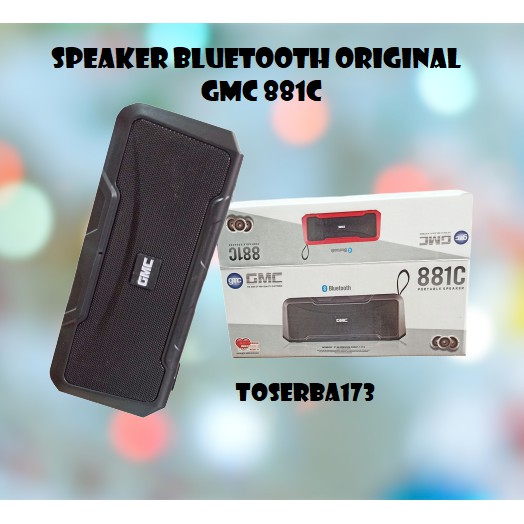 Speaker portable GMC 881C / RINREI SR-8899B Suara Jernih Murah dan Berkualitas / Speaker Bluetooth Original GMC