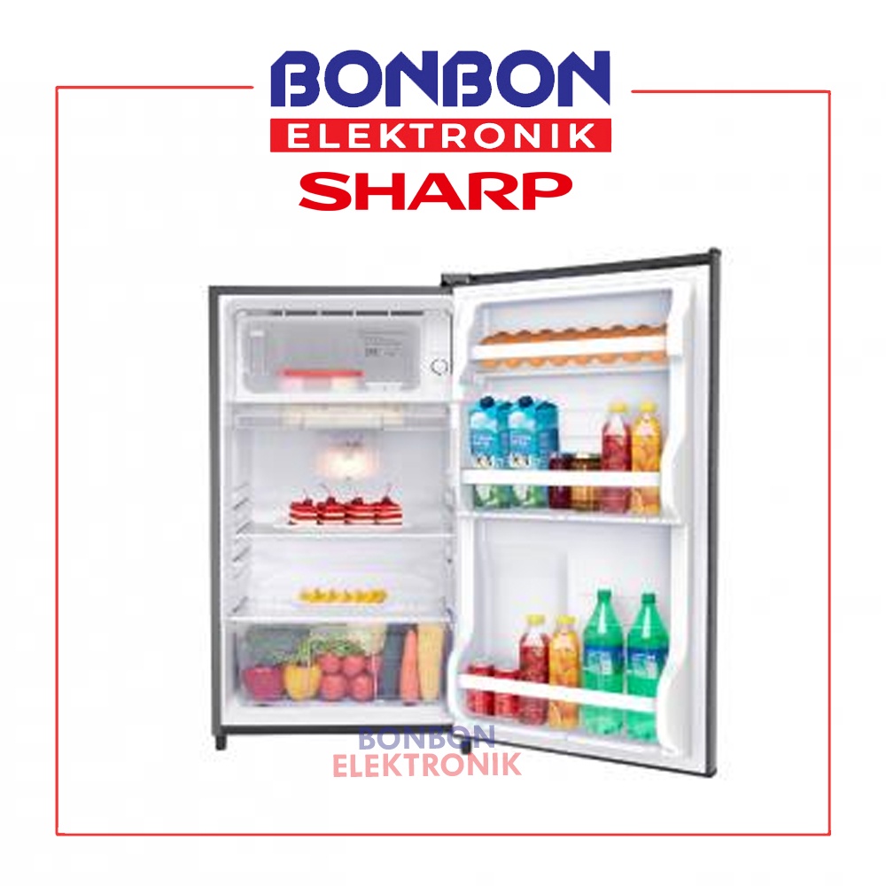 Sharp Kulkas 1 Pintu SJ-N162N-HS / New Kirei Series SJN162