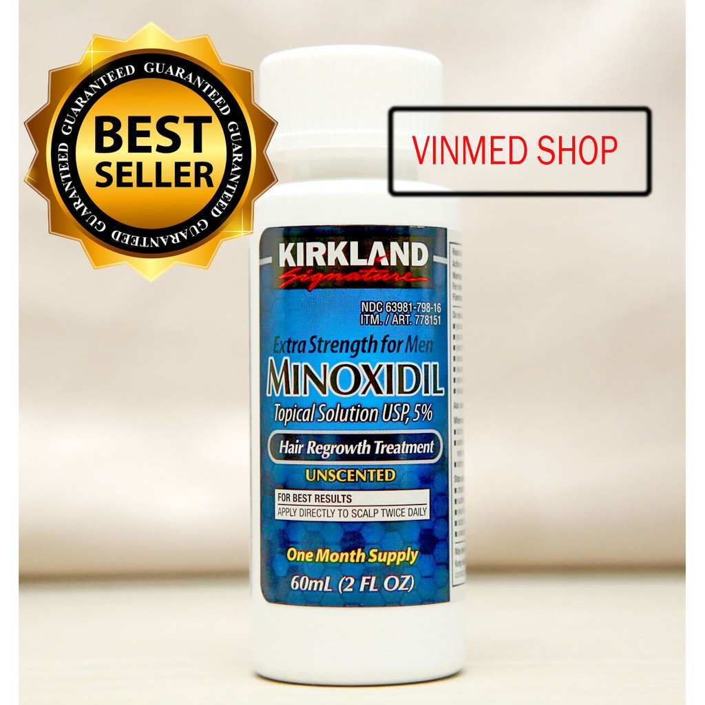 Kirkland Minoxidil 5%(2 Botol)+Biotin 10.000mcg(100 Caps)Paket Irit