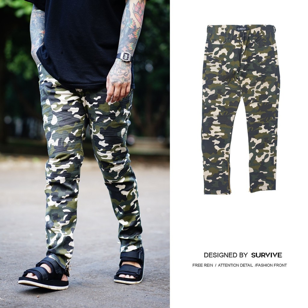 OKSA CELANA  CARGO  ARMY MOTIF LORENG  Shopee Indonesia