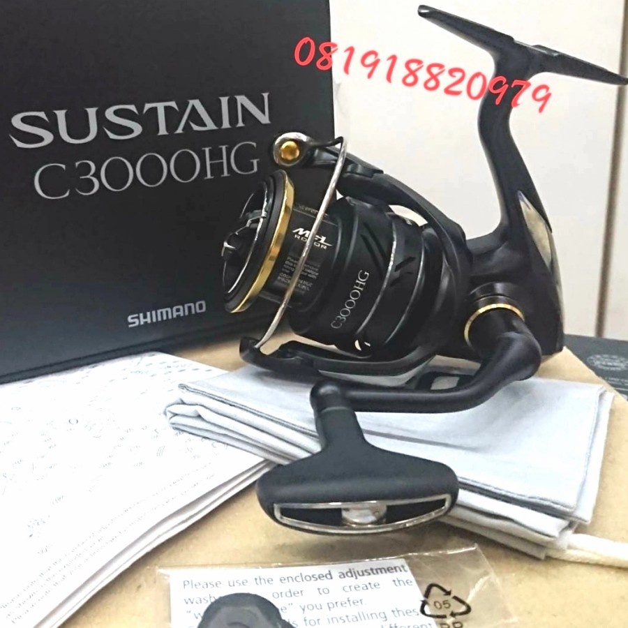 REEL PANCING SHIMANO SUSTAIN FJ C3000HG SERI 2021 C 3000 HG