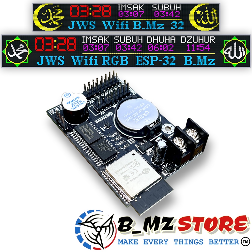 Kontroller JWS P10 RGB Jumbo Khalifah Controller JWS Wifi RGB 2 Baris