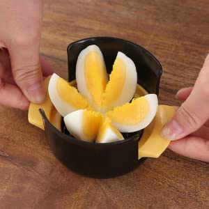 Alat Pemotong Pengiris Telur 3 in 1 Stainless Steel Egg Slicer Cutter