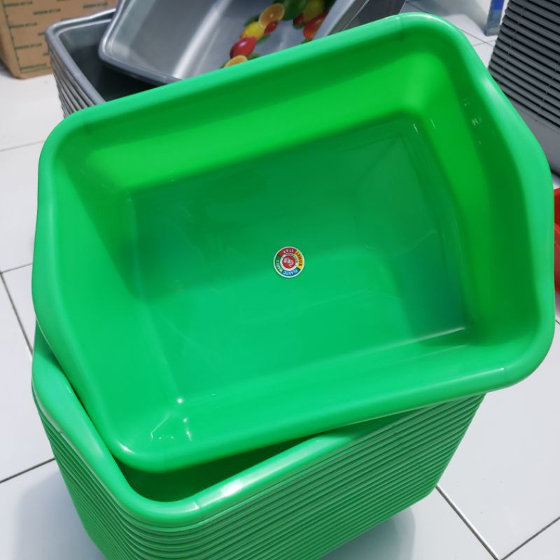 Baskom Paket HEMAT 5 Pcs Komet 301 Warna / SL plastim Motif / Bak Pasir Kucing / Baskom Ikan /Baskom Kotak