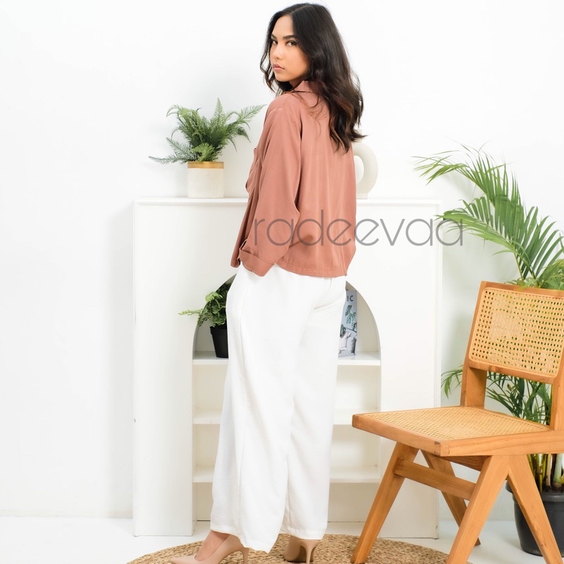 CROP KEMEJA ALPHA SHIRT BLAZER