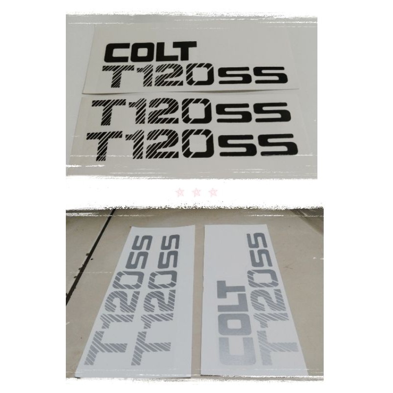 sticker pintu colt t120ss 1 set