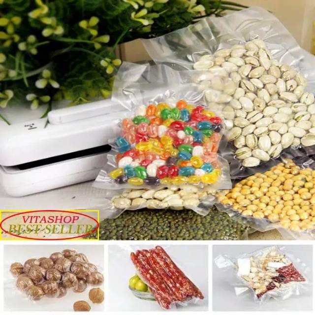 Plastik Vacum Sealer Import 20x25 Plastik Pengemas Makanan