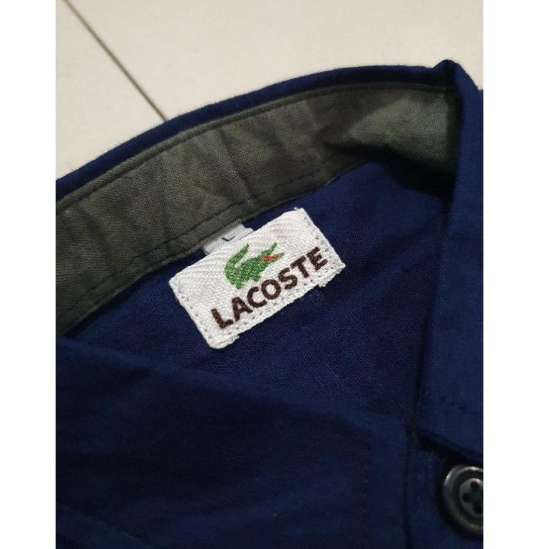 KEMEJA ANAK LAKI LENGAN PENDEK DENGAN BORDIR MOTIF LACOSTE DAN MICKEY MOUSE (2-7 TAHUN) (KODE Q995)