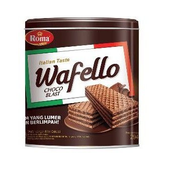 

ROMA Wafello Wafer Italia Kaleng 234gr