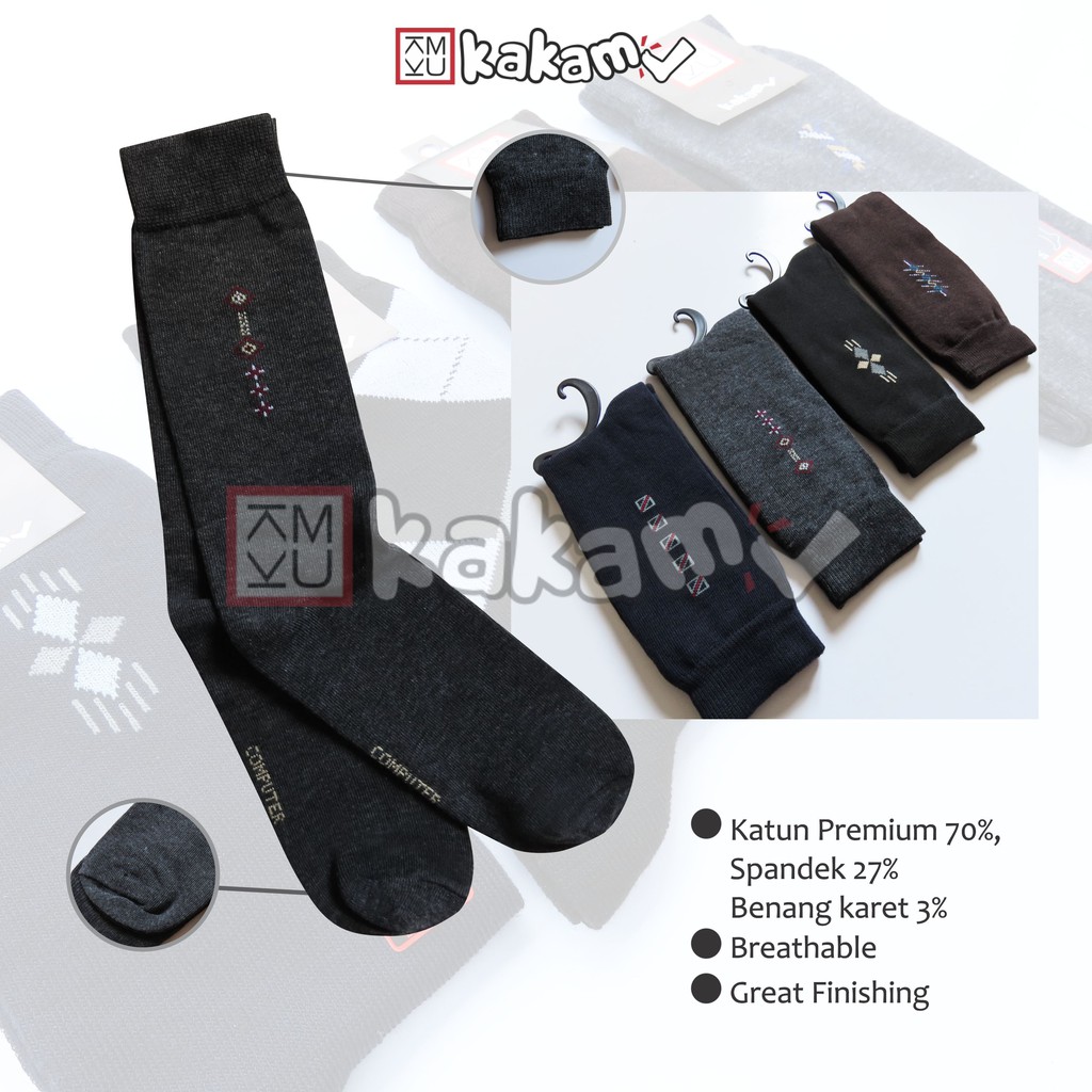 Kakamu Kaos Kaki Pria Murah /mansock motif premium Kaos Kaki Kantor Formal 2