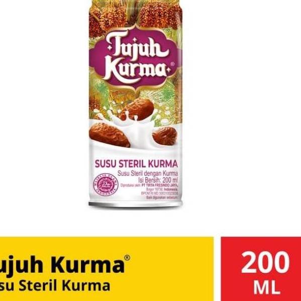 

Baru ➶ Tujuh Kurma Susu Steril 200 ml /Satuan CYD・66