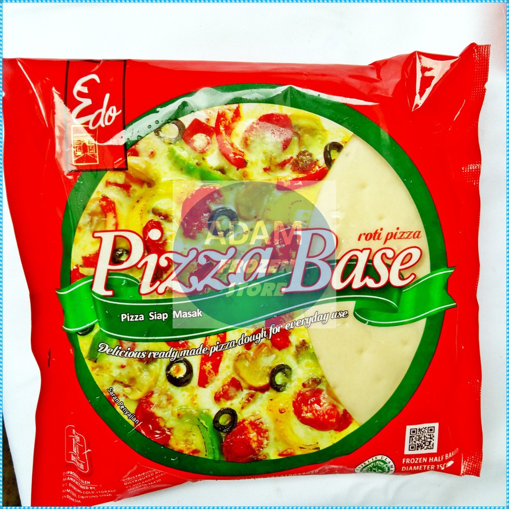 Edo Pizza Base Dough Pizza Adonan Untuk Roti Pizza Siap Masak Frozen Shopee Indonesia