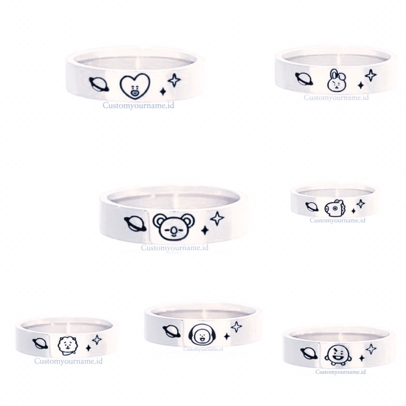 Cincin BT21 / BT21 Ring / cincin BTS / cincin army