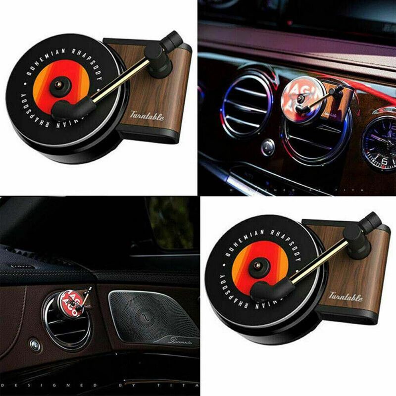 Parfum Mobil Isi 6 Refill Model Pemutar Musik Phonograph Vinyl Car Farfume Stylish Luxury