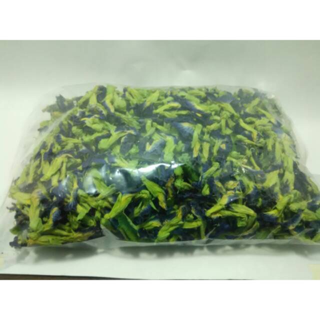 

Bunga telang kering grosir berkualitas 100g