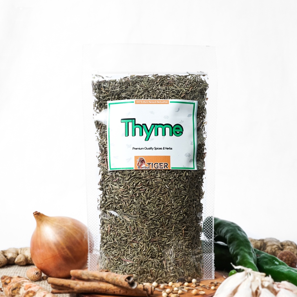 THYME - Daun Thyme Kering Bubuk Kasar / Garnis - Herbs / BUMBUTIGER