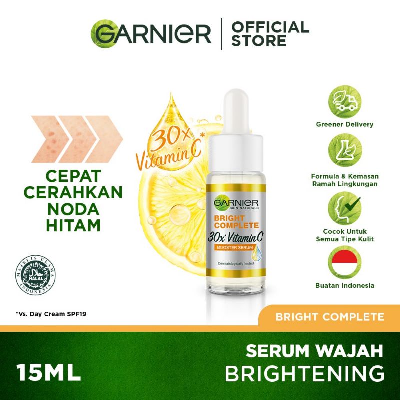 Garnier Bright Complete Vitamin C 30X Booster Serum 15ml&amp;30ml