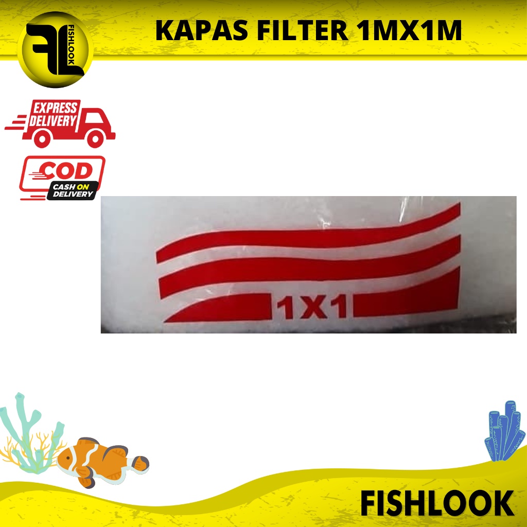 Dacron Busa / Kapas (1mx1m) Kapas filter aquairum Radots Super 1x1 Meter