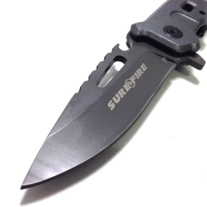 Limited! PISAU LIPAT SUREFIRE D38 CK FOLDING KNIFE SURVIVAL OUTDOOR