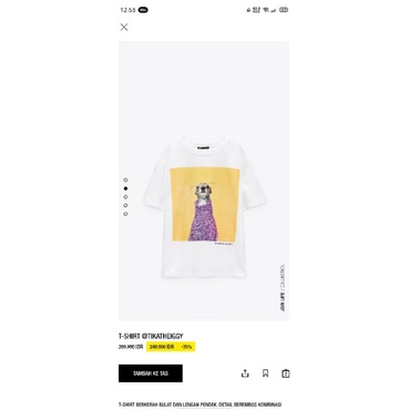 kaos zara sale original