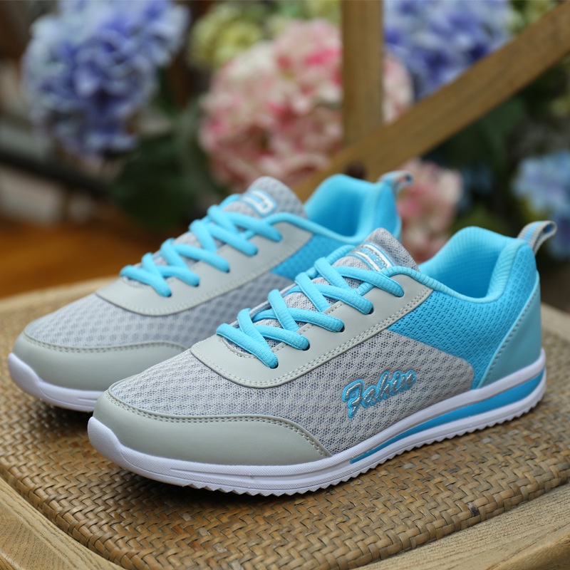 DNY Sepatu Olahraga Wanita Import Sneakers Lari Cewek Kekinian Terbaru 0103-1