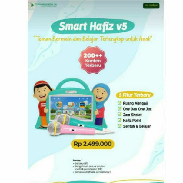 Arisan Smart Hafiz Versi 5 | 3 bulan 5 bulan 10 bulan TERBARU AL QOLAM GARANSI RESMI OPEN RESELLER