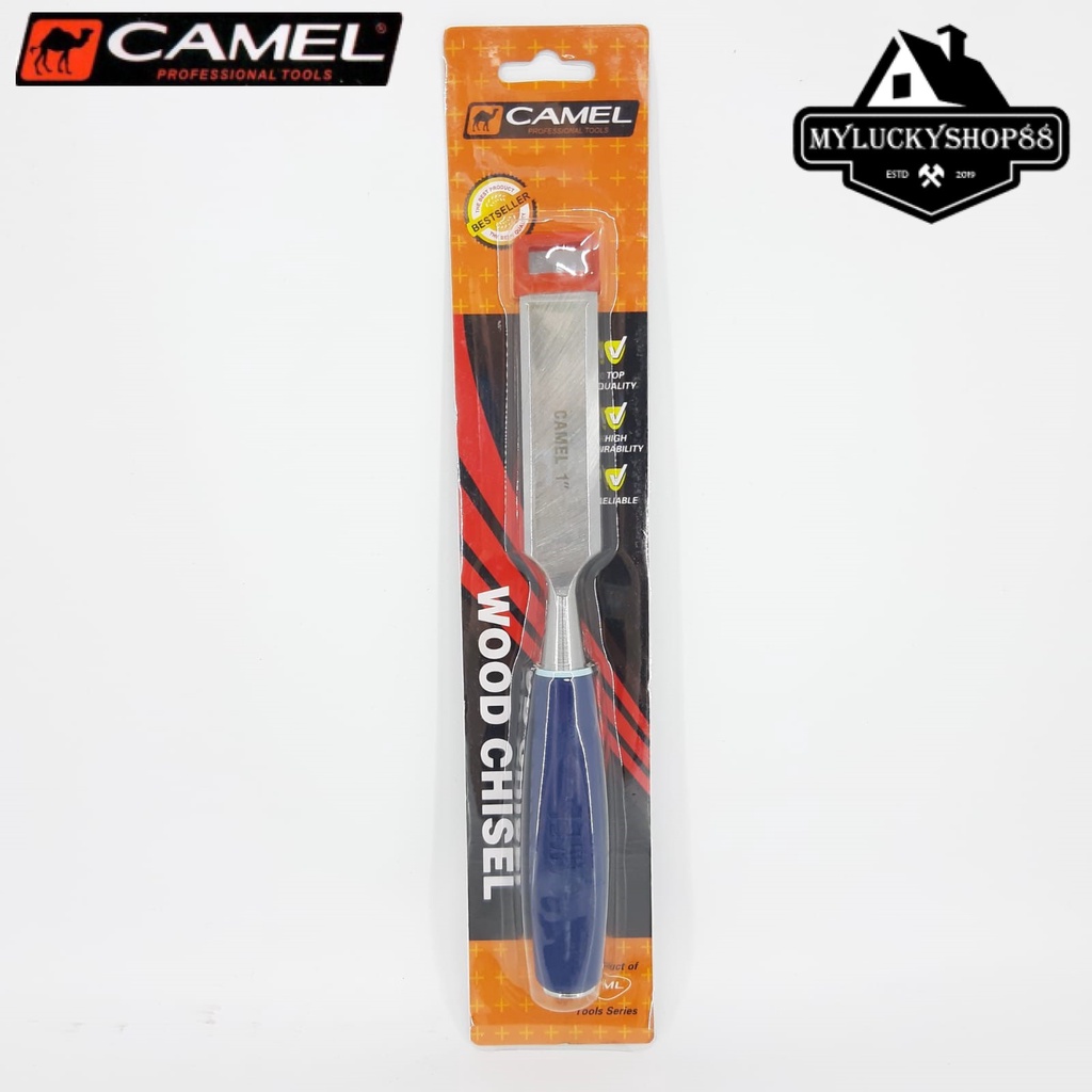 Pahat Kayu Gagang Fiber Camel 1&quot; Wood Chisel 1 Inch Pisau Ukir