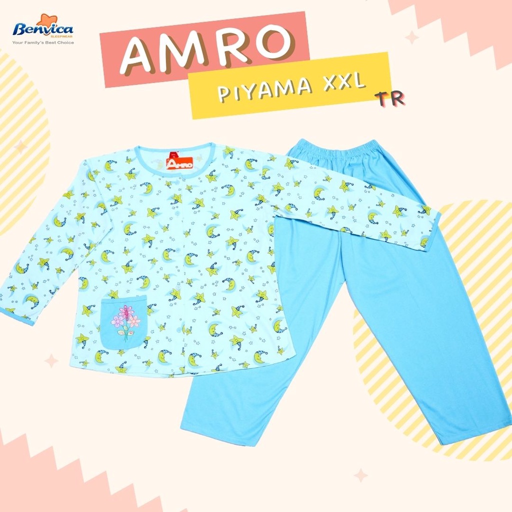 BAJU TIDUR PIYAMA XXL TR AMR - B