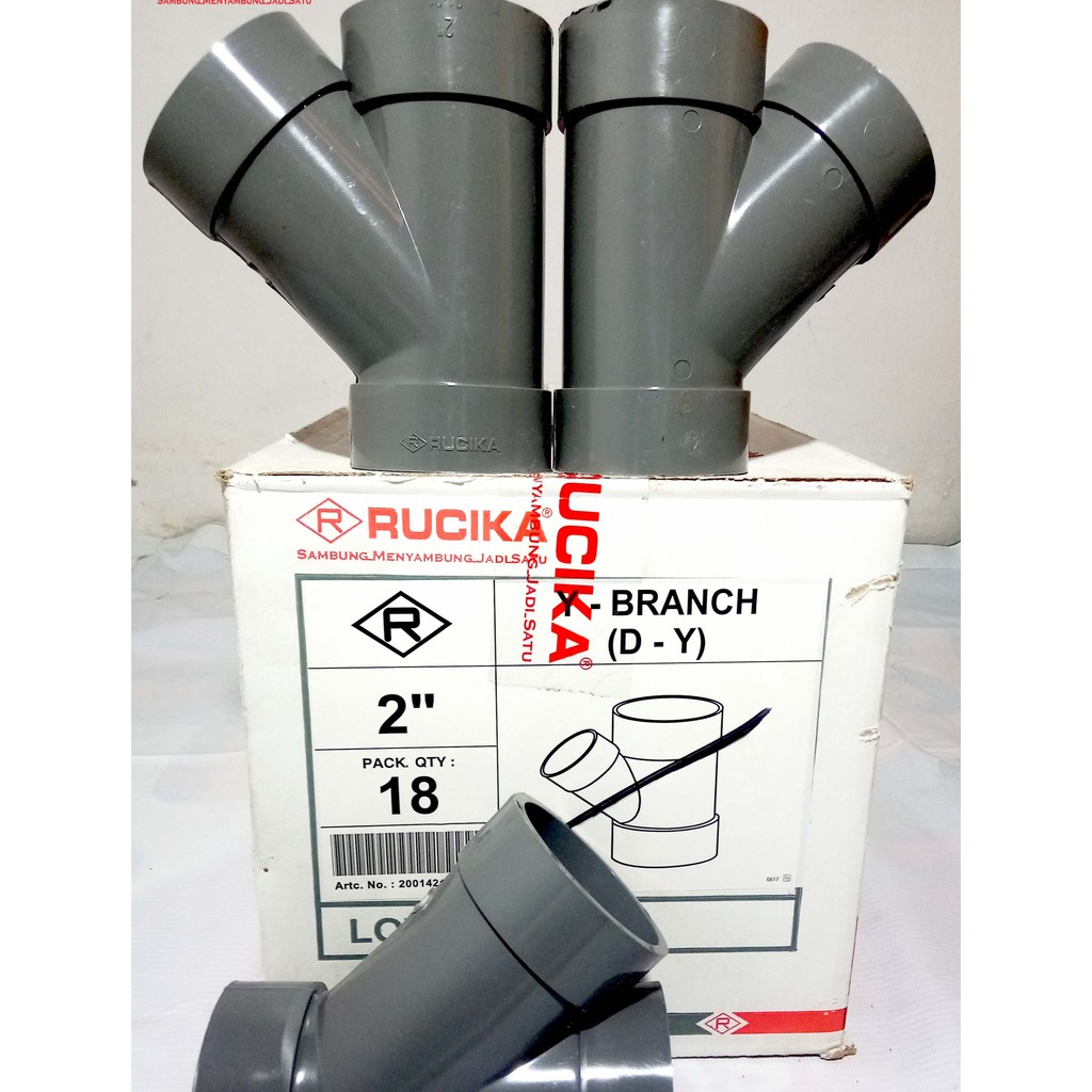 Y Branch 2" Rucika D / Tee Y 45' Rucika D / Tee Y 2" Rucika D