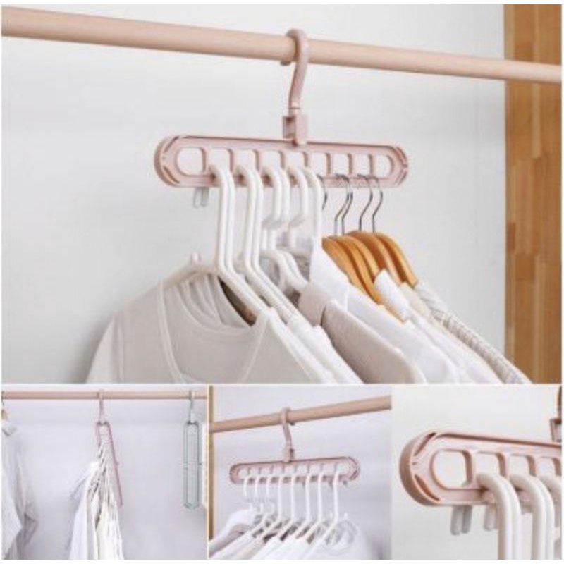 Gantungan Baju 9IN1 Hanger Baju Magic Hanger 9 in 1