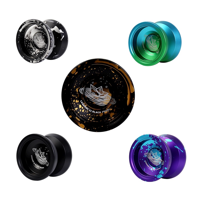 X2 BLACK PEARL Competitive Yo-Yo,Yoyo for Beginners Alloy Yoyo,Easy to Return and Practise Tricks