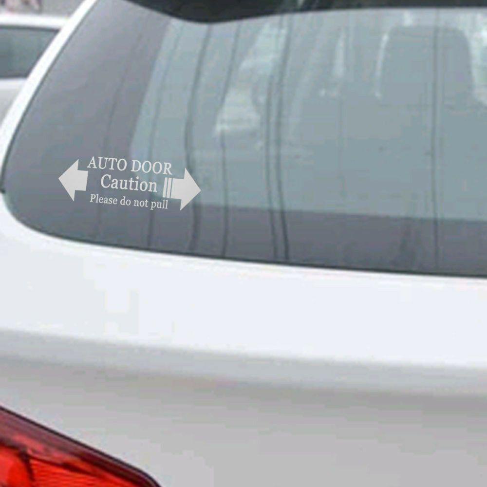 TOP Stiker Mobil Kaca Otomatis Rumah Peringatan Hati Hati