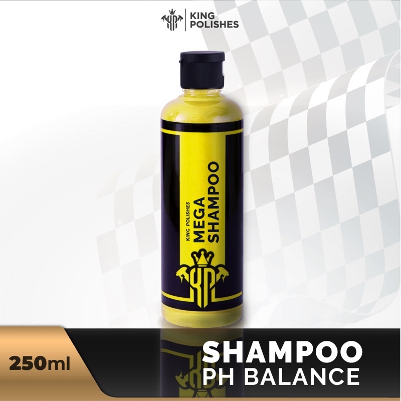 KING POLISHES Mega Shampoo .. Shampoo Mobil - Shampoo Motor - Sabun Cuci Motor - Shampo Mobil  250ML