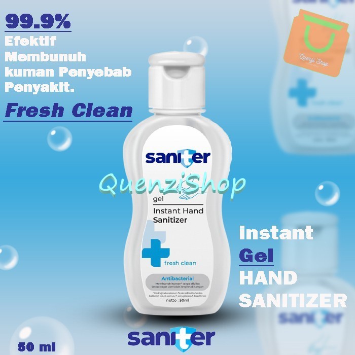 Jual SANITER HAND SANITIZER GEL 50ML | Shopee Indonesia