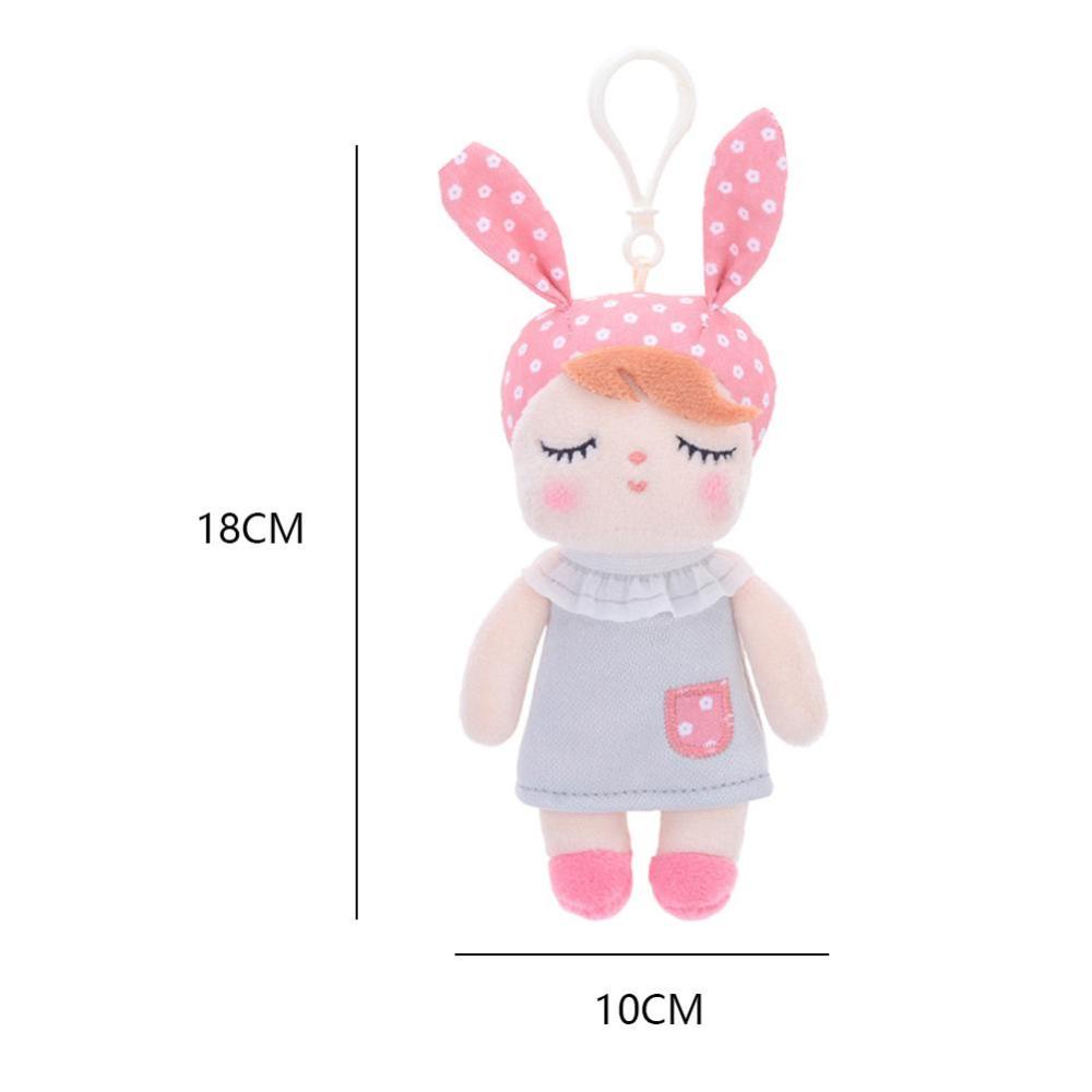 Timekey Metoo Mainan Boneka Angela Rabbit Mini Vintage Untuk Hadiah Natalulang Tahun Anak Perempuan B8W3