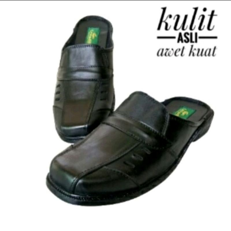 selop kulit pria /sepatu sandal pria /sandal sepatu pria kulit /sepatu sandal kasual