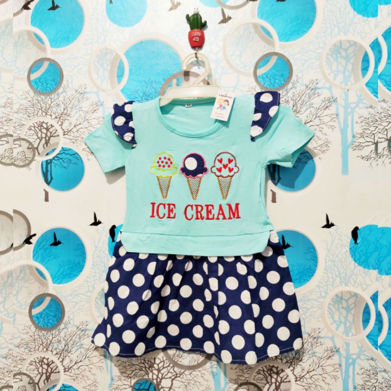 CHIBIKIDZ CASUAL ICE CREAM BABY DRESS