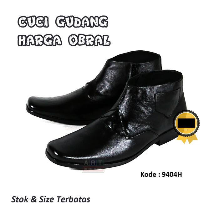 SEPATU CASUAL SEPATU KULIT PANTOFEL BOOTS CASUAL PRIA ZIPPER PREMIUM 706