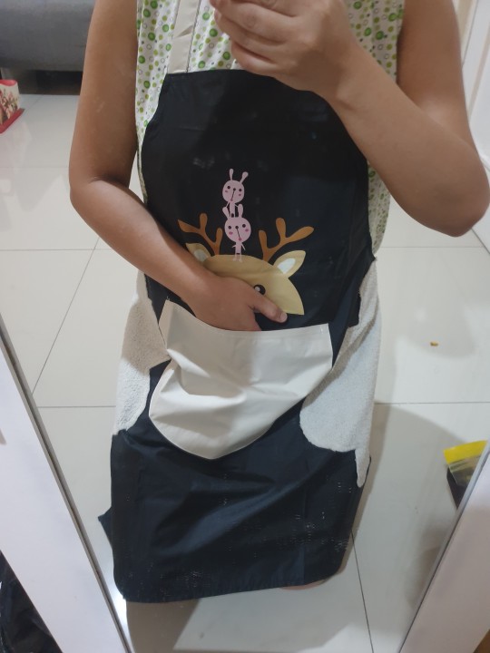 Apron Premium Anti Air Celemek Masak Multingsi Bl45