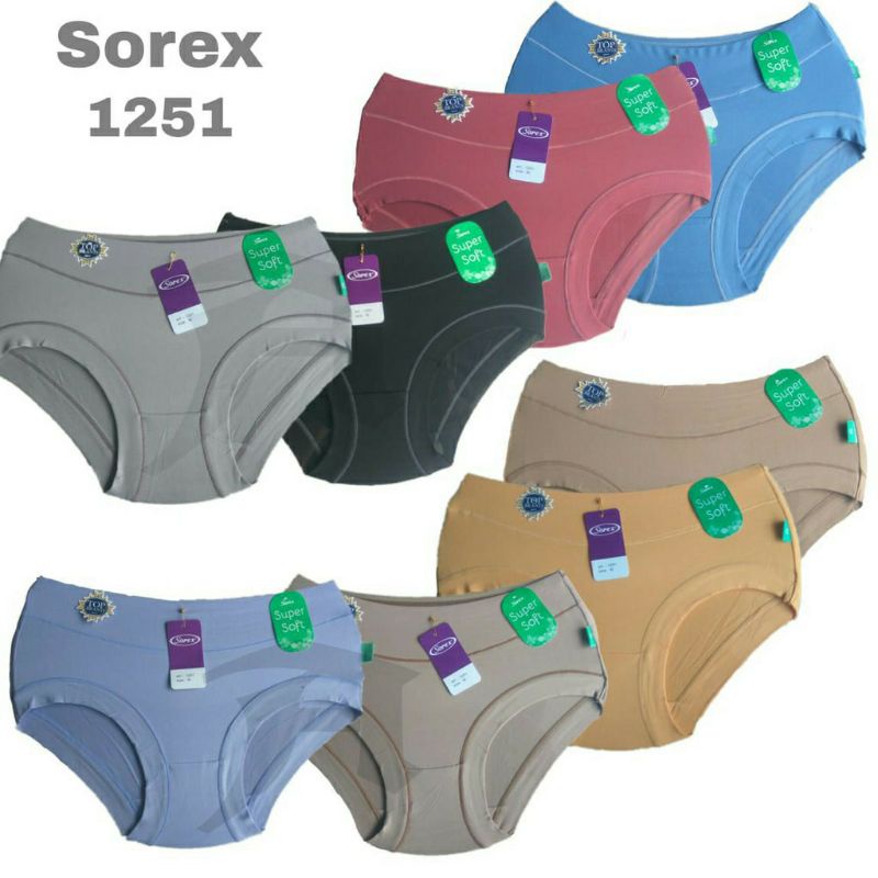 CELANA DALAM WANITA SOREX 1251.HARGA PER 1.BIJI,