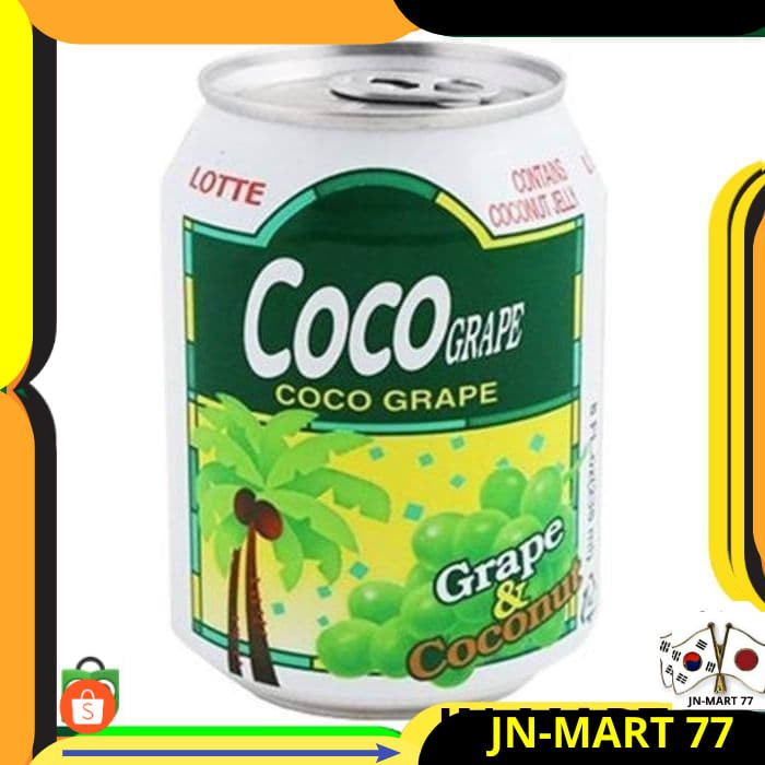 KOREAN FOOD MINUMAN KOREA HALAL LOTTE  COCO GRAPE MINUMAN 