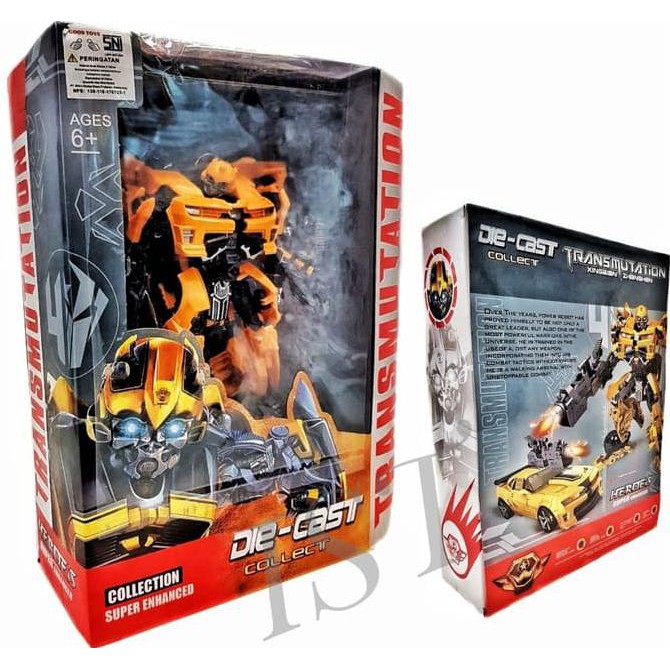 Diecast Transformer Bumblebee - Mainan Robot Bumblebee