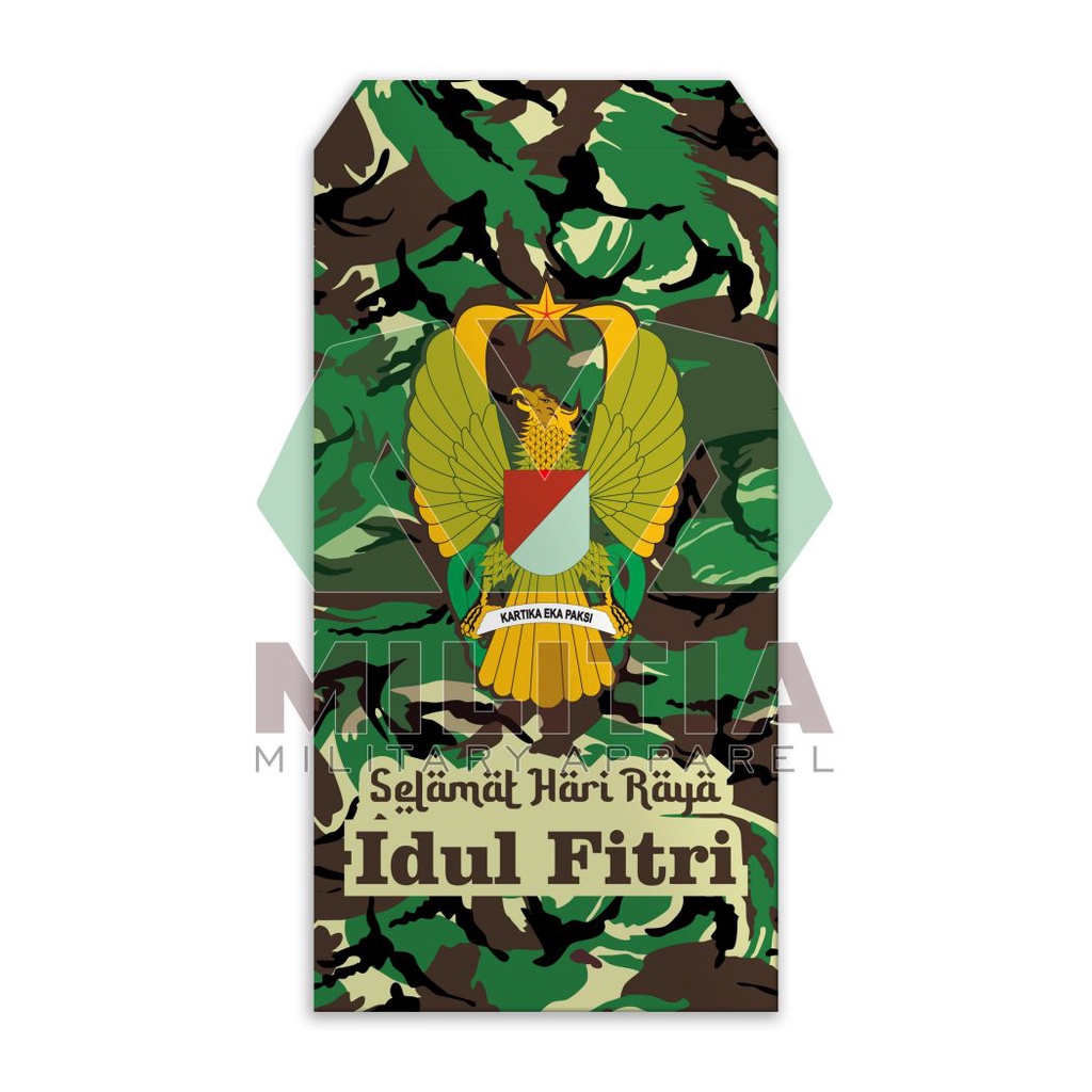 

Amplop Angpao TNI AD - Loreng Malvinas IDUL FITRI LEBARAN