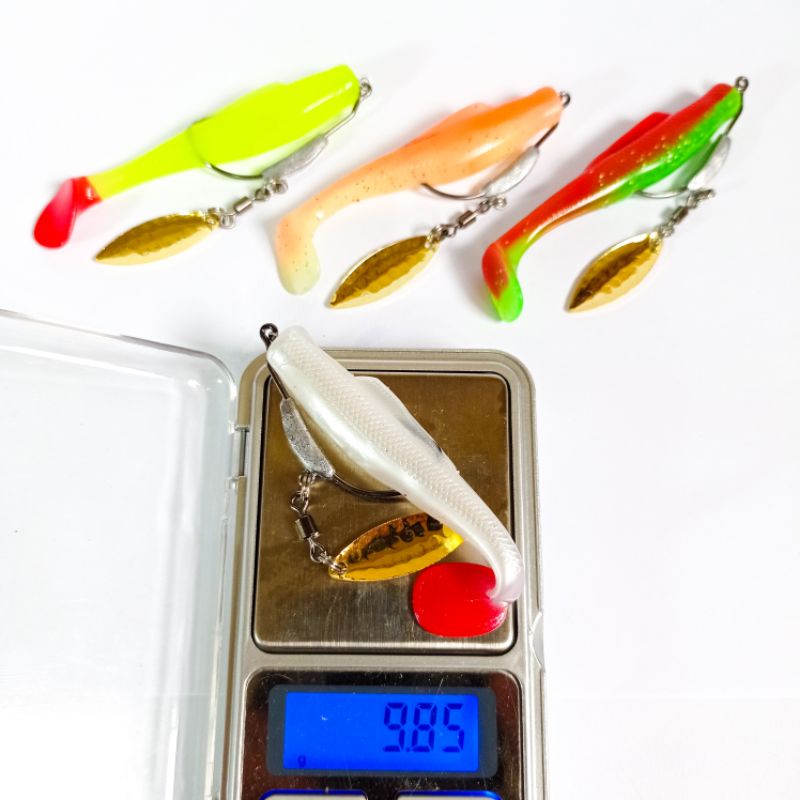 Soft Lure ZMAN Replika Plus Wormhook Blade 10gr  - Umpan Casting Gabus Haruan Softlure Kerandang